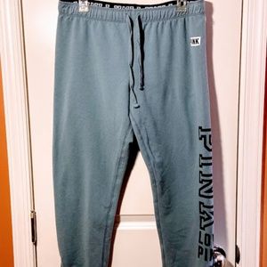 PINK Victoria's Secret Sweatpants with Ankle Zip